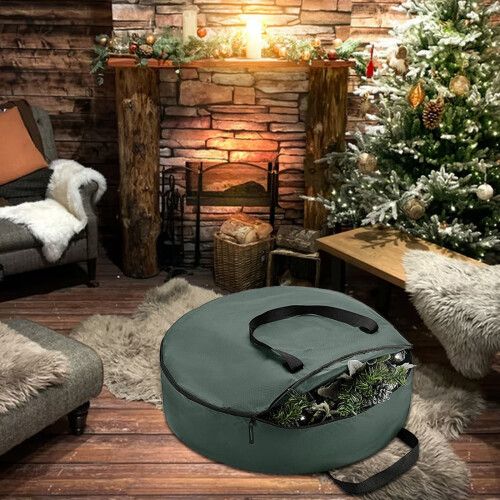 Opbergtas voor kerstversieringen met handvat 2