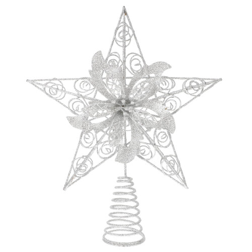 Kerstster als piek voor de kerstboom (1 stuk)