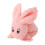 Prosop de deget din catifea roz coral – 1 buc. 1