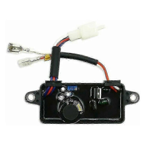 Automatic Voltage Regulator Compatible with Petrol Generators, Black Plastic Housing for Output Control 1