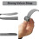 CPAP Headgear Strap Replacement compatible with Respironics Wisp Nasal Mask Standard Medium Size Grey Breathable Polyester 4