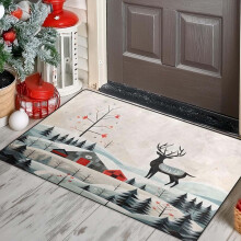 Christmas decorative rug 23.6 x 15.7 inches