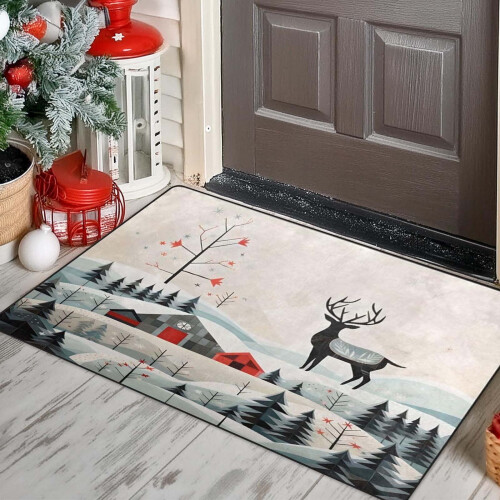 Christmas decorative rug 23.6 x 15.7 inches