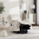 Living And Home Electric Single Sofa Lift Recliner Chair with Heating & Massage Function, Beige 2