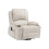 Living And Home Electric Single Sofa Lift Recliner Chair with Heating & Massage Function, Beige 3