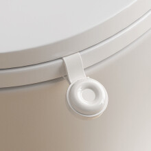Levantador de tampa de vaso sanitário com cabo de plástico branco (1 peça)