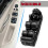 Window Lifter Mirror Control Switch Compatible with BMW X3 E83, Driver Side, Black, Direct Replacement 2