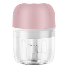 Mini hachoir sans fil – Acier inoxydable, 100 ml, USB
