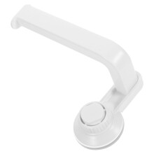 Väggmonterad sugkopp toalettpappershållare – Vit, ABS/PVC