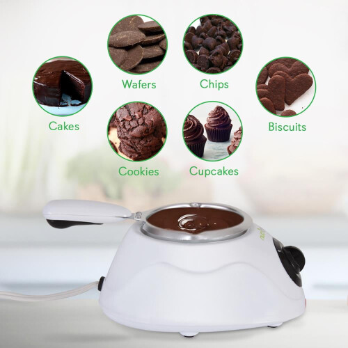 Fondoir à chocolat électrique NutriChef avec moules 2