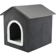 TRIXIE Maison für Haustiere Livia 50x50x54 cm Grau und Weiß 442667