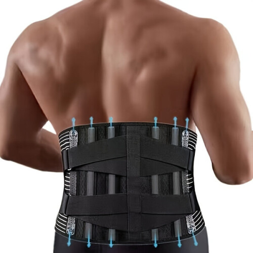 Posture Corrector Belt, Adjustable Lumbar Support for Back Pain Relief, for Daily Use and Work 1