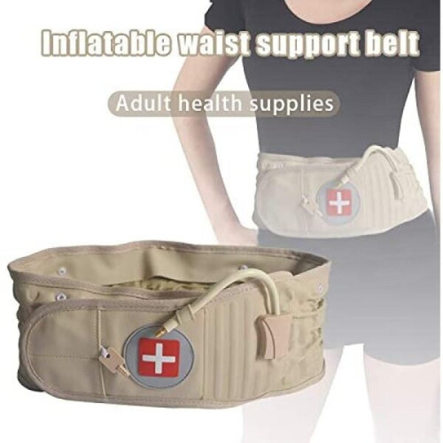 Back Support Belt with Spine Correction Feature, Brown Colour, PU and Cotton Construction, 116 cm (Conversion Model) 2