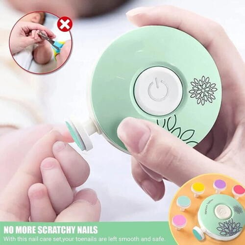 Electric Nail File with Variable Speed, Green - Professional Nail Drill 1