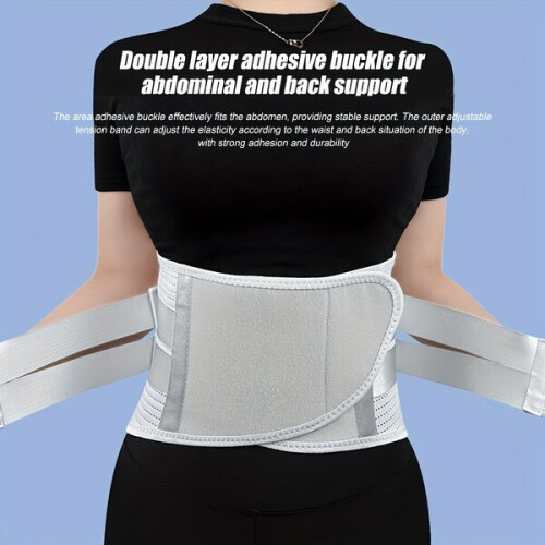 Sports Back Support Belt with Ergonomic Spinal Support for Posture Correction During Work & Training 1