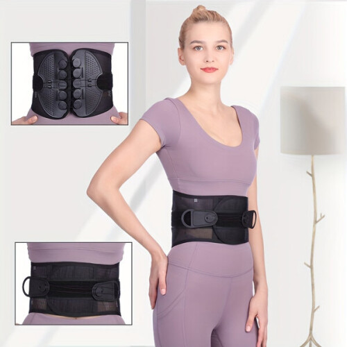 Lumbar Orthosis with Adjustable Pulley System for Lower Back Stabilisation and Support 1