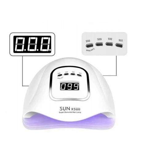 Manicure Lamp 36 LED 80W with Motion Sensor, Time Modes & Screen Display for Gel Nails 1