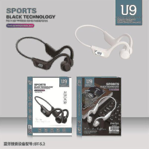 Open-Ear Bluetooth Earphone Compatible with iOS Android, Bone Conduction Technology, IPX5 Waterproof for Sports 2