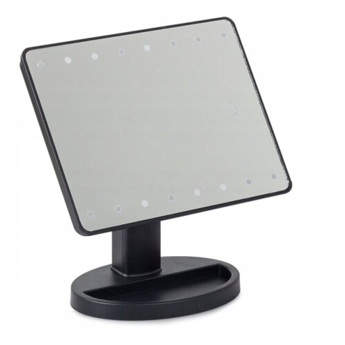 LED Makeup Mirror with Lighting, 180-Degree Rotating, Battery-Powered Cosmetic Mirror 1