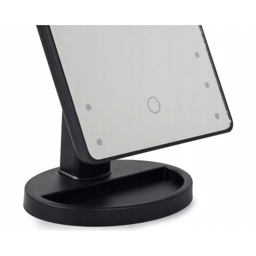 LED Makeup Mirror with Lighting, 180-Degree Rotating, Battery-Powered Cosmetic Mirror 2
