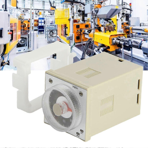 Time Relay H3BA-N8H 220V AC Industrial Automation Delay Component Fireproof Dustproof ABS 1