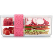 Lunchbox mit Fächern - BODUM - Topee - mit Besteck - Bubblegum