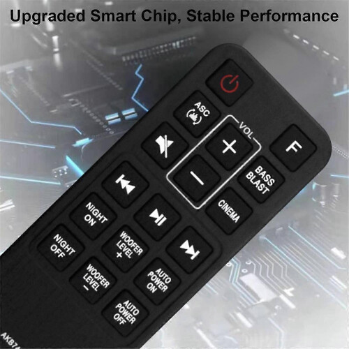 Replacement Remote Control Compatible with Samsung SJ3 SJ4 SK4D, Plastic, Black 2