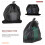 Pond Pump Filter Bag, Polyester Mesh, 41x31cm, 2-Pack, with Drawstring for Debris Filtration 4