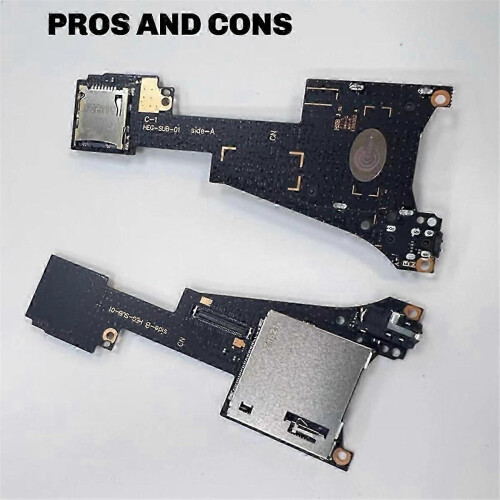 Game Card Slot Reader Compatible with Nintendo Switch OLED Model, Replacement Part, Black PCB Material 1