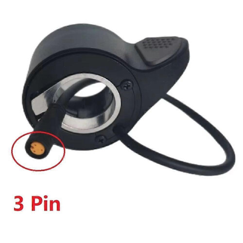 48V Electric Scooter LCD Dashboard Digital Meter with Switch Throttle Compatible with Joyor S Black Plastic 1