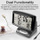 Car Clock Thermometer with Backlit LCD, Dual Display for Inside and Outside Temperature 4