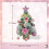 Pink Mini Artificial Christmas Tree 60cm with LED Lights & 3