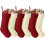 Gebreide kerstkousen 18 inch (6 stuks) 1