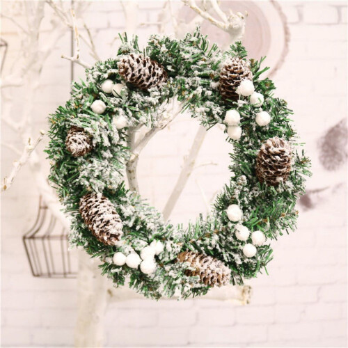 Christmas Wreath 30cm Artificial Door Decoration