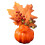 Zucca artificiale con girasoli, 5,9 pollici 1
