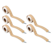 4000 Stück kraftbraune beschreibbare Etiketten 1,5 cm 2,5 cm