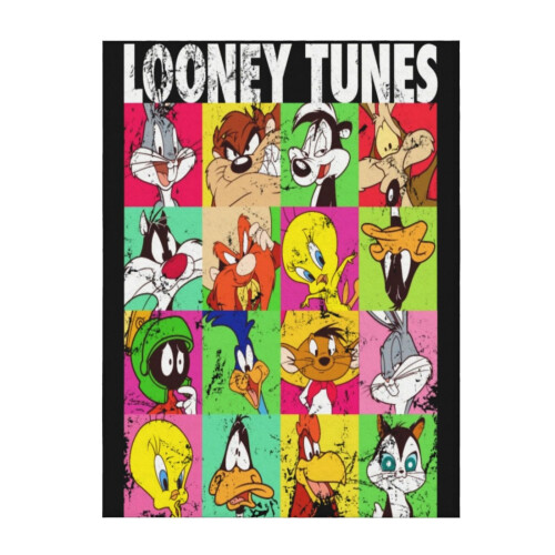 Looney Tunes plush throw blanket 80" x 60"