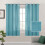 Linen Sheer Curtains Silver 63 Inch 2 Panels 1