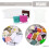 Plastic Thread Spools for Embroidery and Sewing, White, 3.8cm x 3.6cm with Storage Clips 4