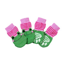 Chaussettes antidérapantes pour chiens et chats – Lot de 4, douces