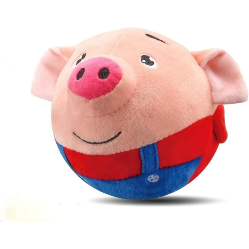 Juguete interactivo de peluche para perros con sensor de movimiento