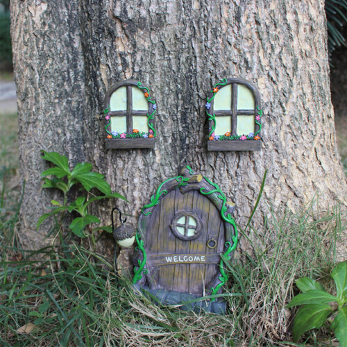 Resin Glow Mini Door Window Garden 2