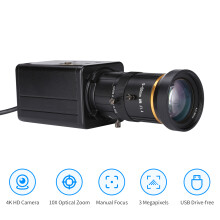 4K HD Webcam with 10x Zoom USB