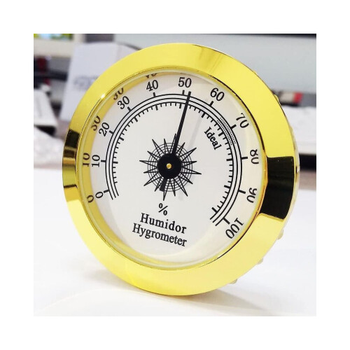 Cigarhygrometer, rundt hygrometer til cigarhumidor 1