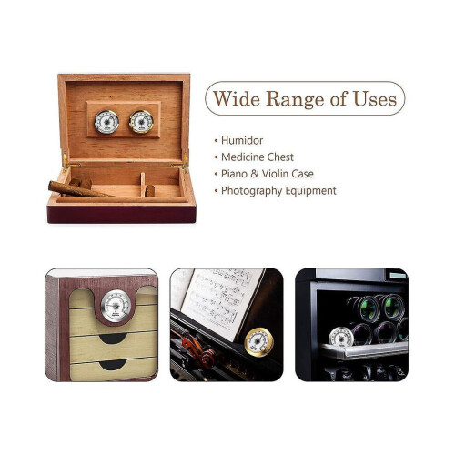 Cigarhygrometer, rundt hygrometer til cigarhumidor 2