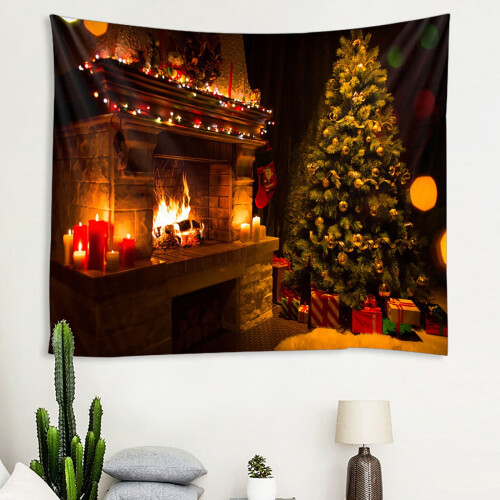 Weihnachtsteppich aus Polyester, 230 x 150 cm 2