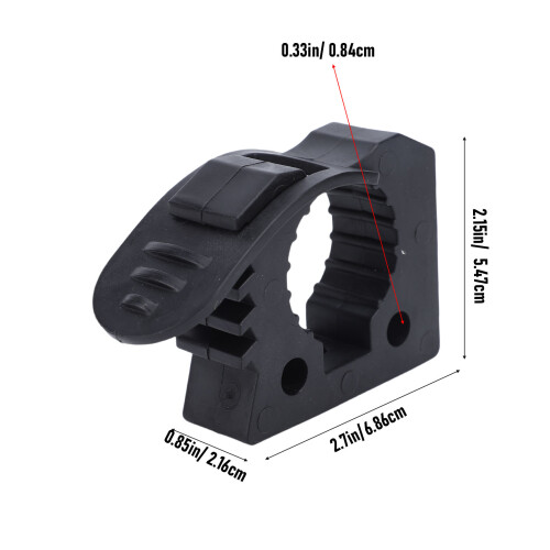 Aluminium-Dachgepäckträger-Schaufelhalter-Set, Schwarz 2 Stück 1