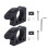 Aluminium-Dachgepäckträger-Schaufelhalter-Set, Schwarz 2 Stück 3