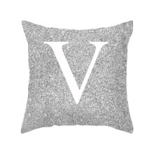 Cotton Pillowcases Queen Size 45x45 cm English Alphabet