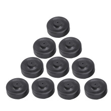 10er-Packung schwarze runde Luftpumpenmembranen für Aquarien